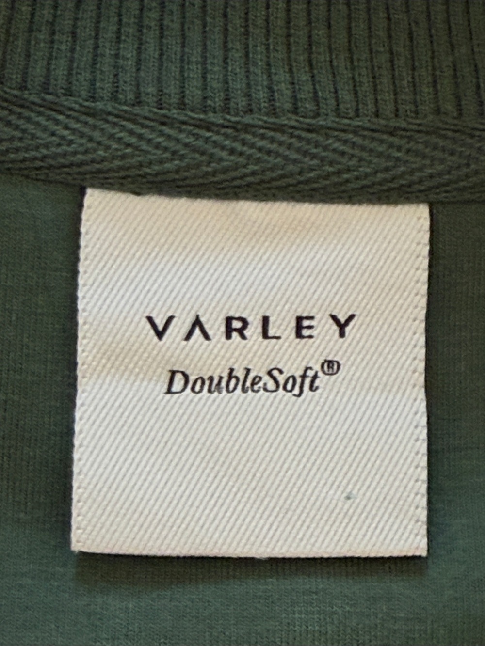 Varley Kelly Half Zip Sweat zipper top Cilantro Green size small - Picture 4 of 6